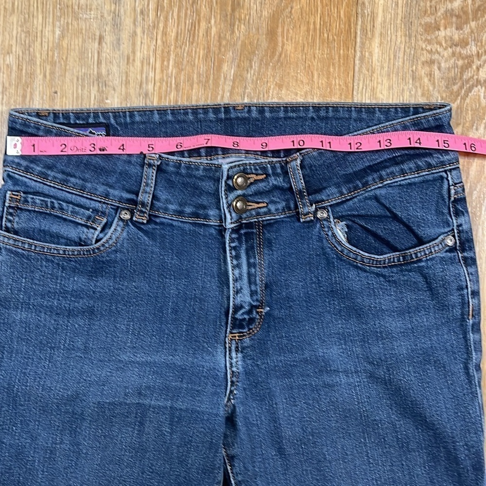 Patagonia Bootcut Jeans Blue Denim Medium Wash Women's Size 30 EUC Mid Rise - Picture 9 of 14